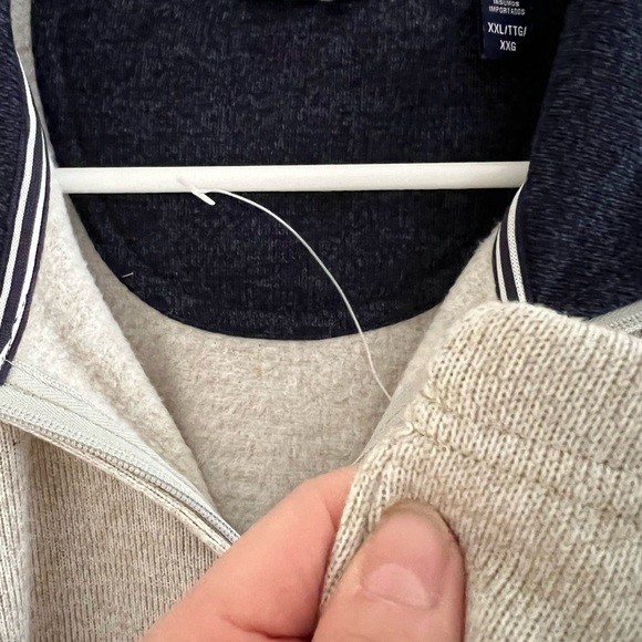 IZOD quarter zip jacket size XXL. Tall NWOT - Picture 4 of 7